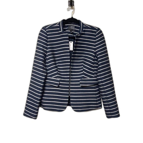 NWT THE LIMITED Navy/Silver Striped Blazer, Sz S - Picture 1 of 8